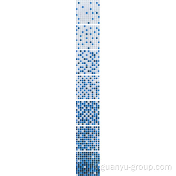 Il cristallo ha cambiato gradualmente il mosaico di serie